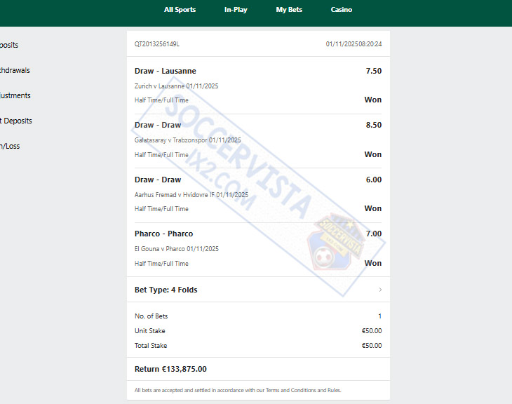 100% Genuine Fixed Match